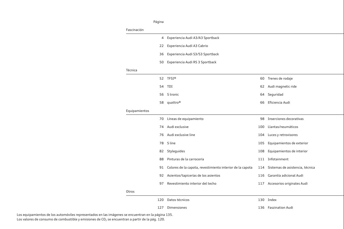2010 – A3 Model Range (ES) Preview Page 3