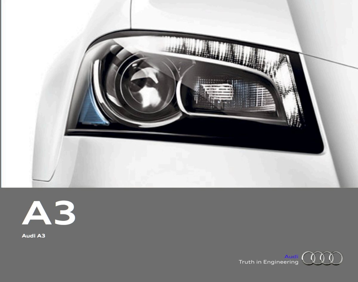 2013 – A3 Sportback (US) Preview Page 1