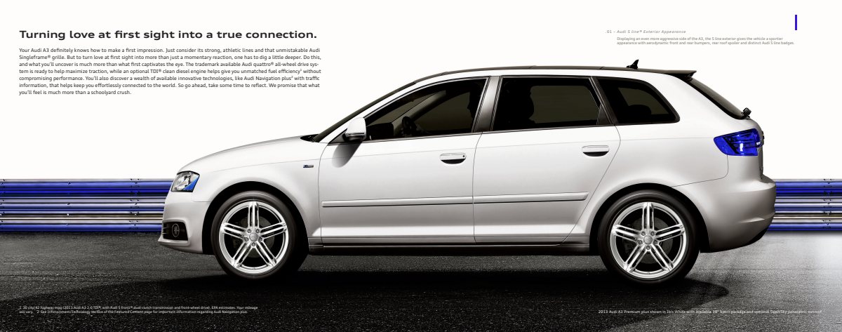 2013 – A3 Sportback (US) Preview Page 2