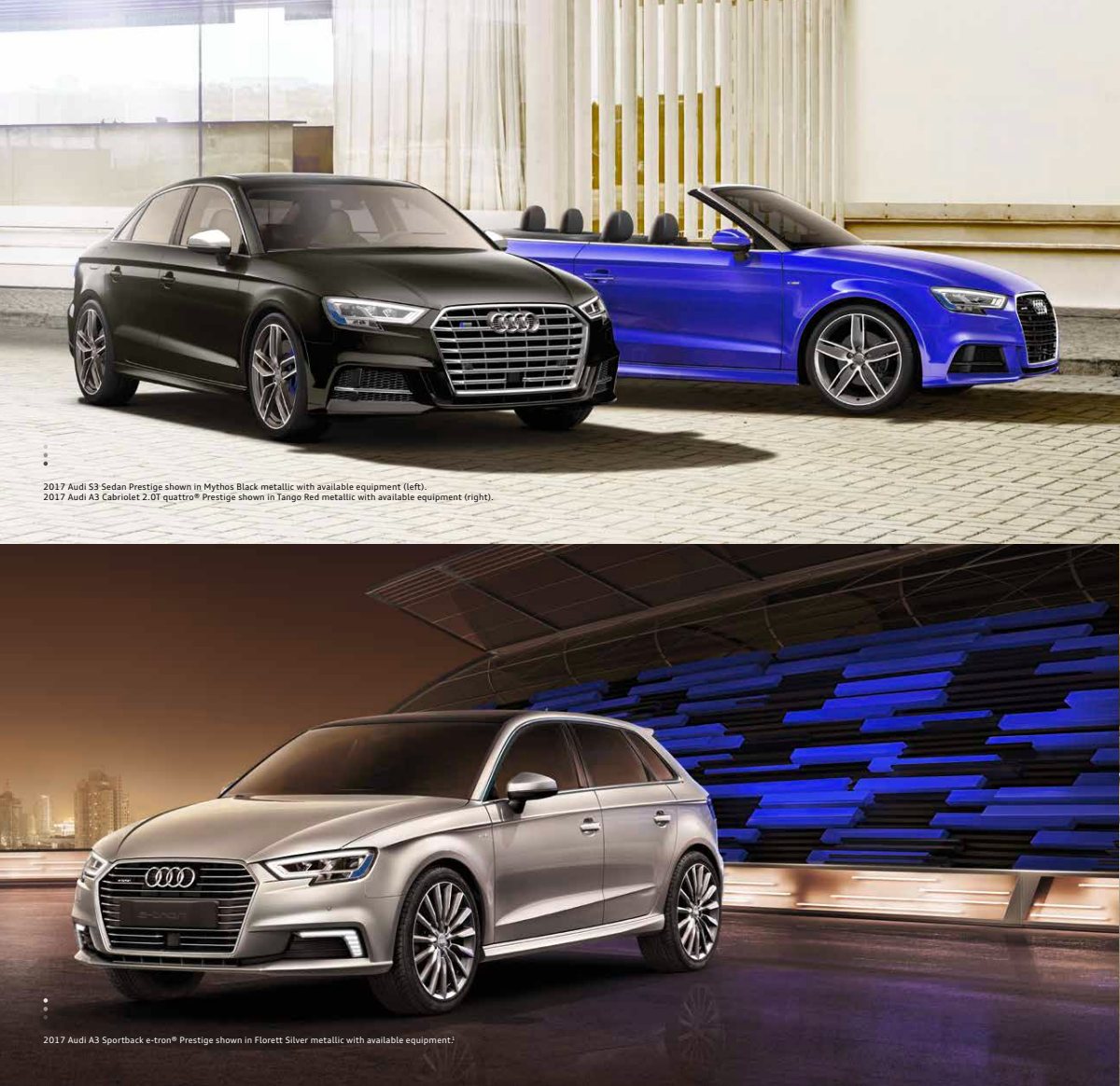 2017 – A3 Model Range (US) Preview Page 3