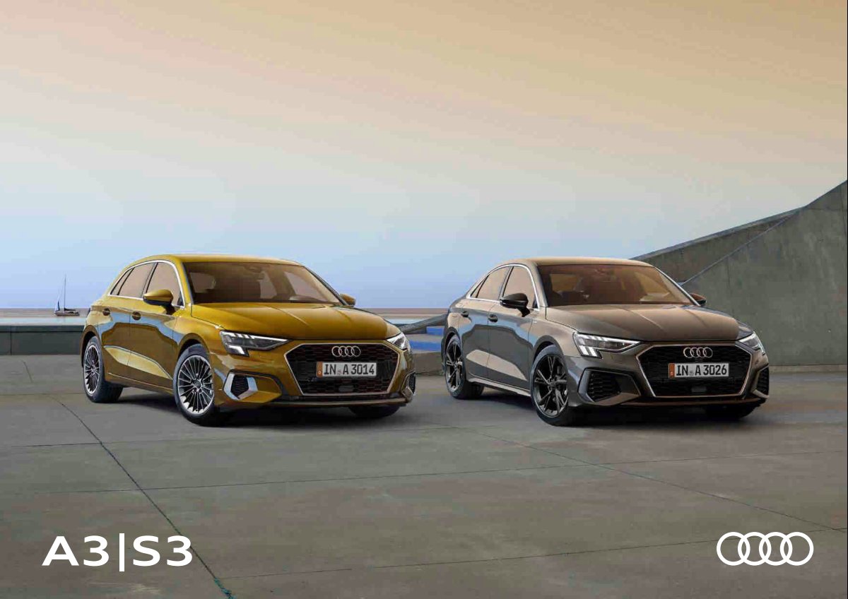 2021 – A3 Sportback & Sedan (JP) Preview Page 1