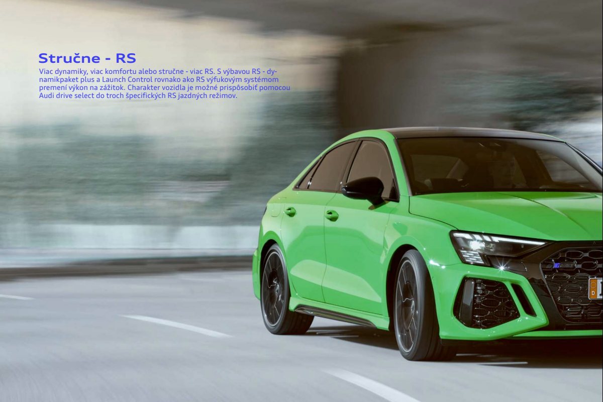 2021 – RS3 Sportback & Sedan (SK) Preview Page 8