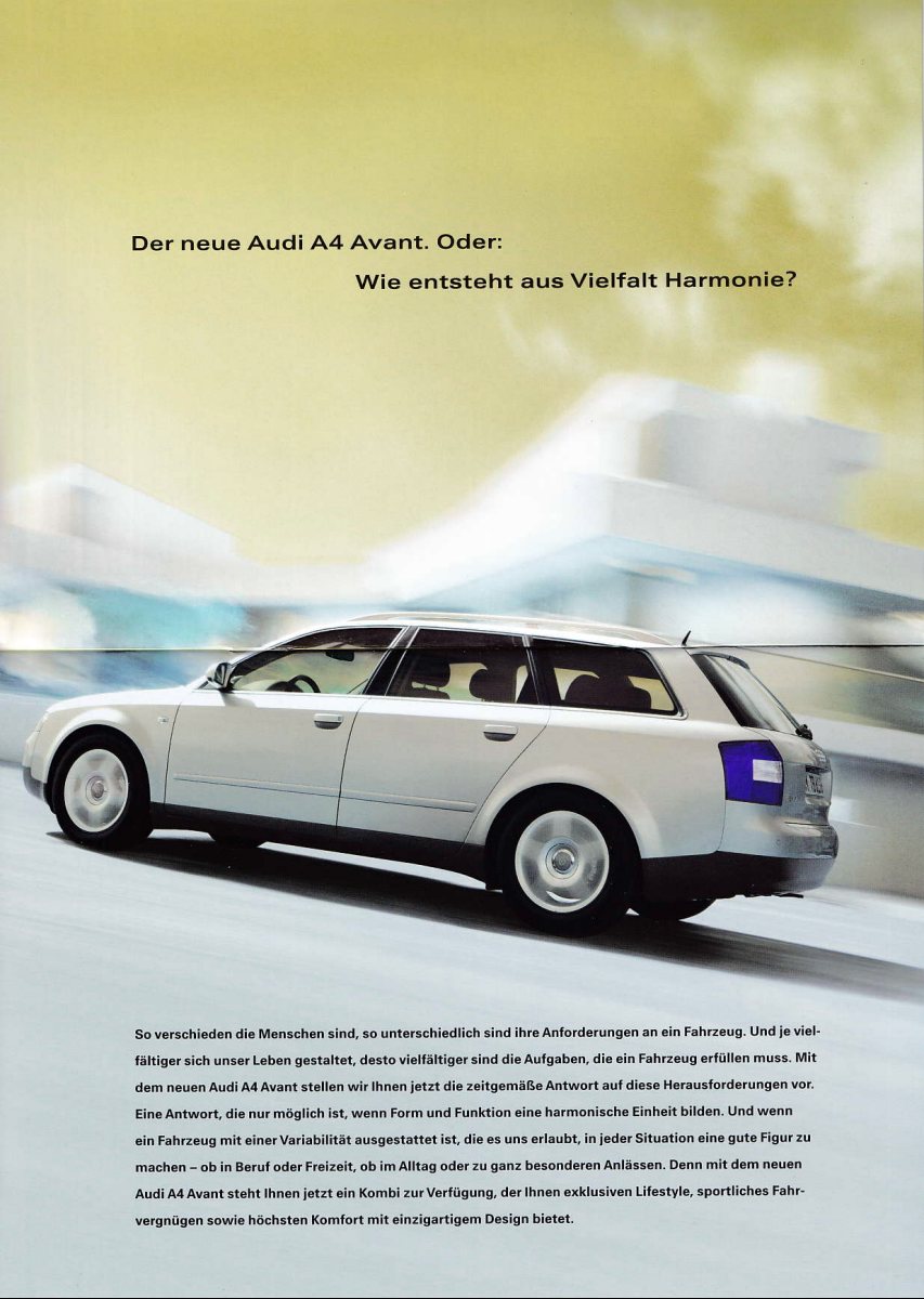 2001 – A4 Avant (DE) Preview Page 2
