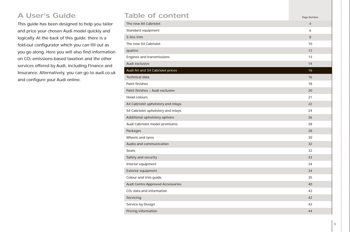 2007 – A4 Cabrio (UK) Preview Page 2
