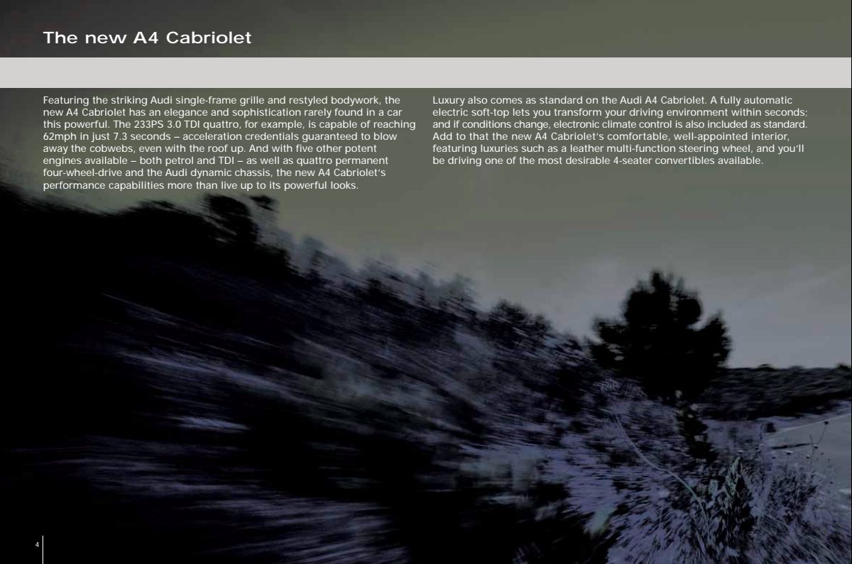 2007 – A4 Cabrio (UK) Preview Page 3