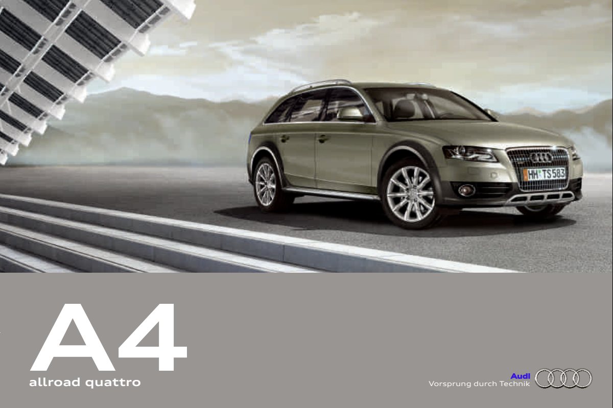 2009 – A4 Allroad (DE) Preview Page 1