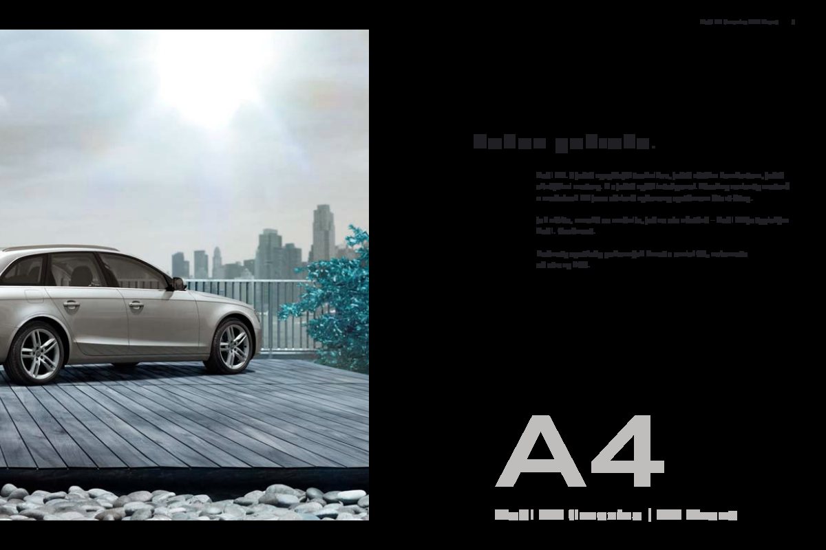 2013 – A4 Sedan & Avant (CZ) Preview Page 5