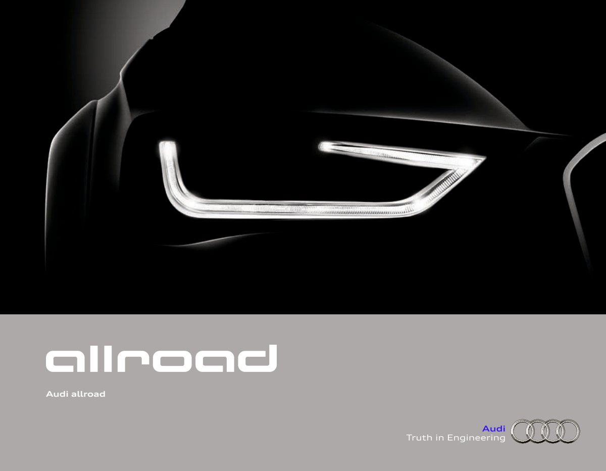 2014 – A4 Allroad (US) Preview Page 1