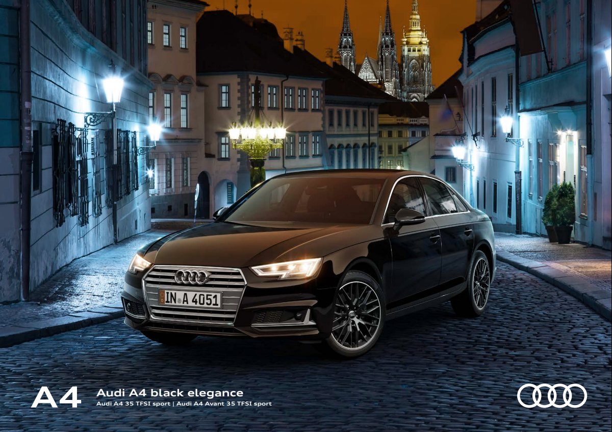 2019 – A4 Black Elegance (JP) Preview Page 1
