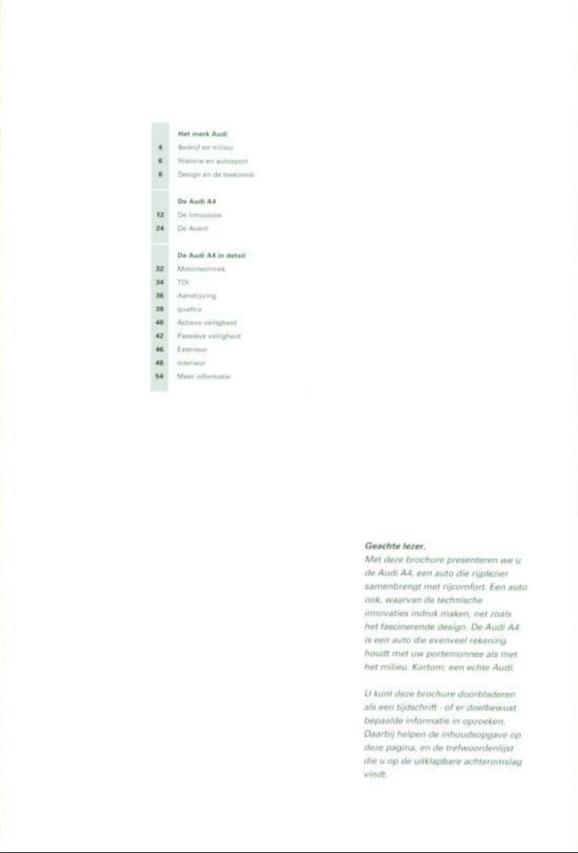 1995 – A4 Sedan & Avant (NL) Preview Page 5