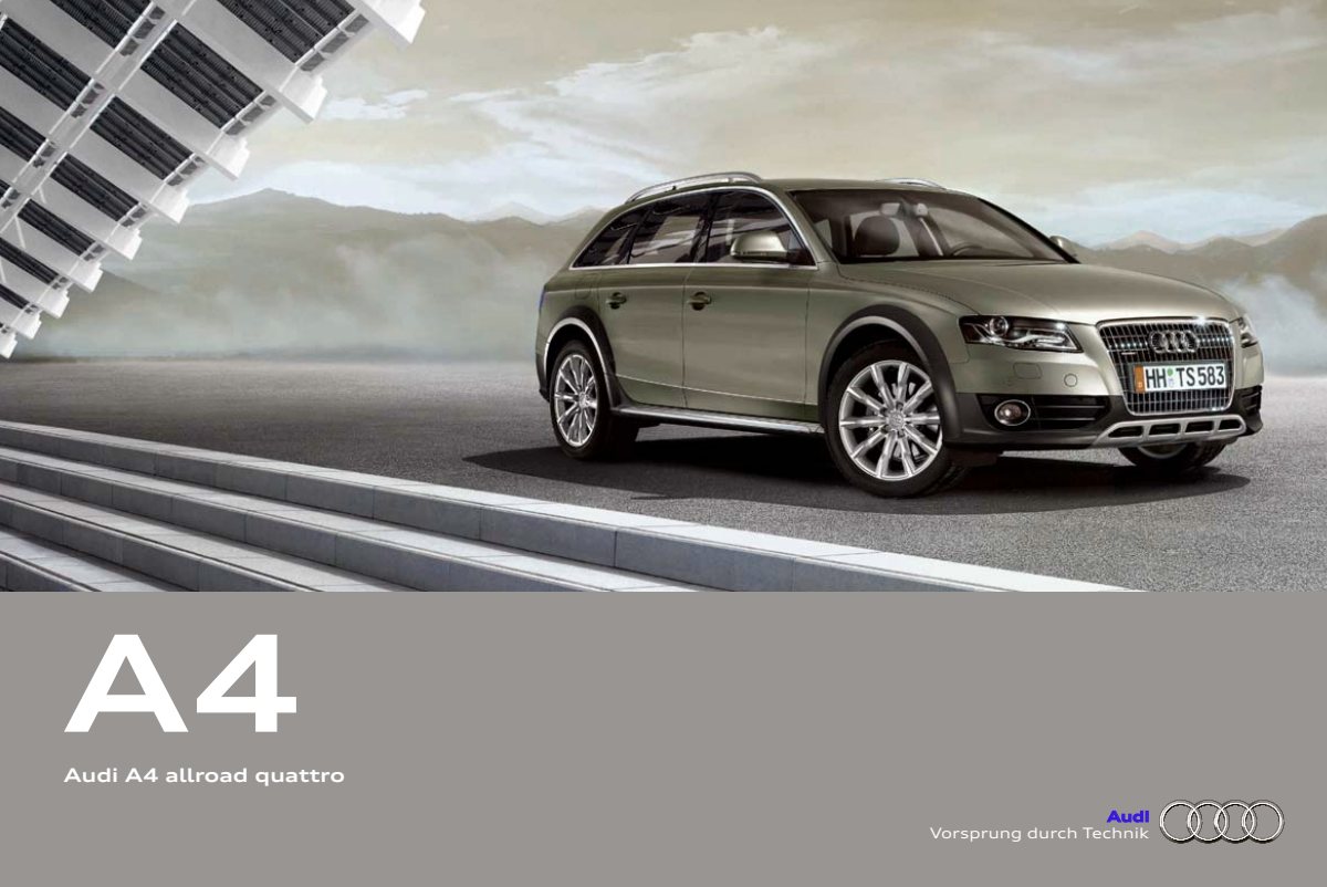 2010 – A4 Allroad (DE) Preview Page 1