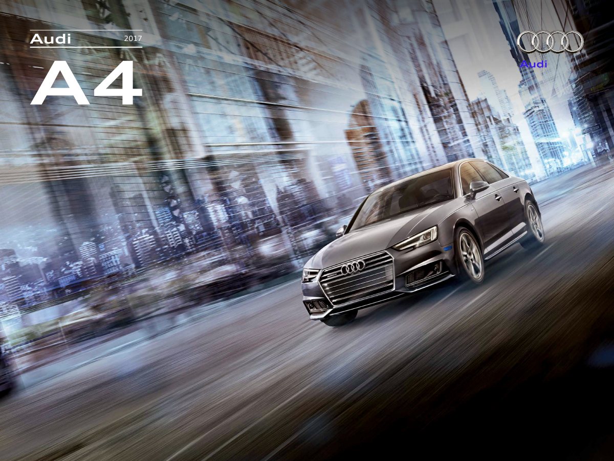 2017 – A4 Sedan (US) Preview Page 1