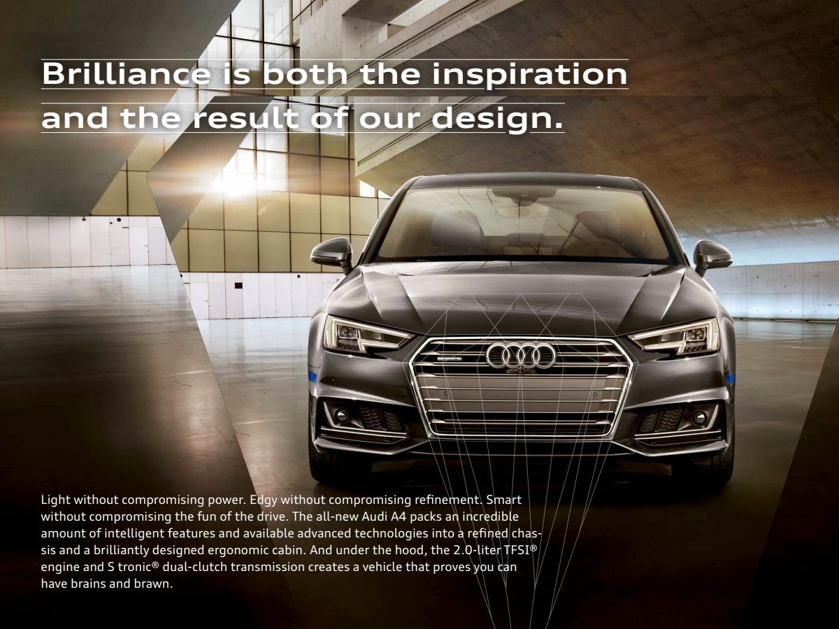 2017 – A4 Sedan (US) Preview Page 5
