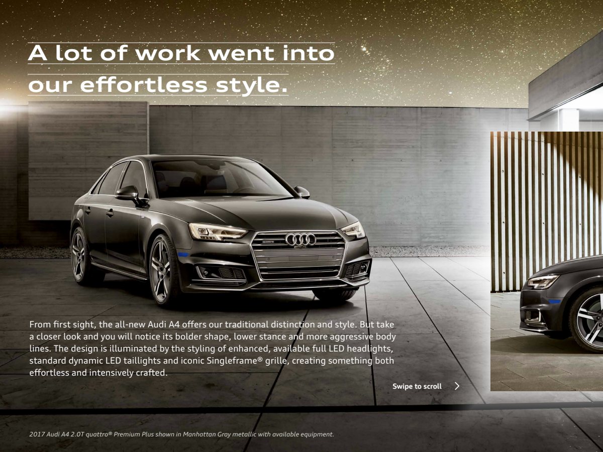 2017 – A4 Sedan (US) Preview Page 7