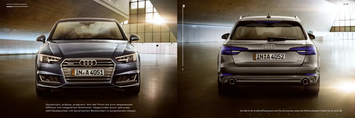 2018 – A4 Sedan & Avant (DE) Preview Page 5