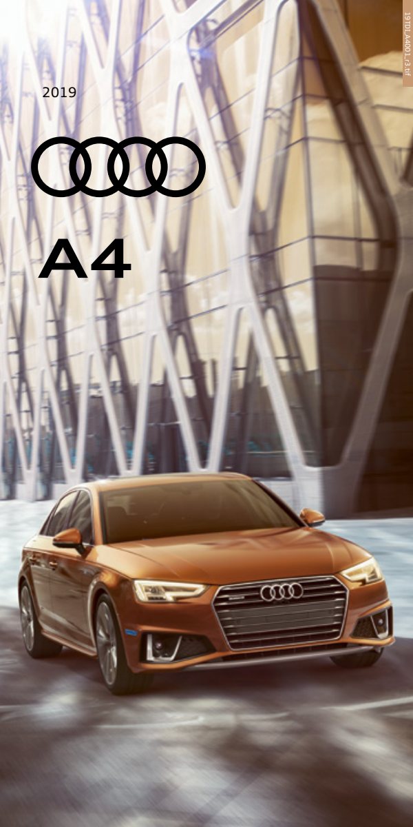 2019 – A4 Sedan & Allroad (US) Preview Page 1