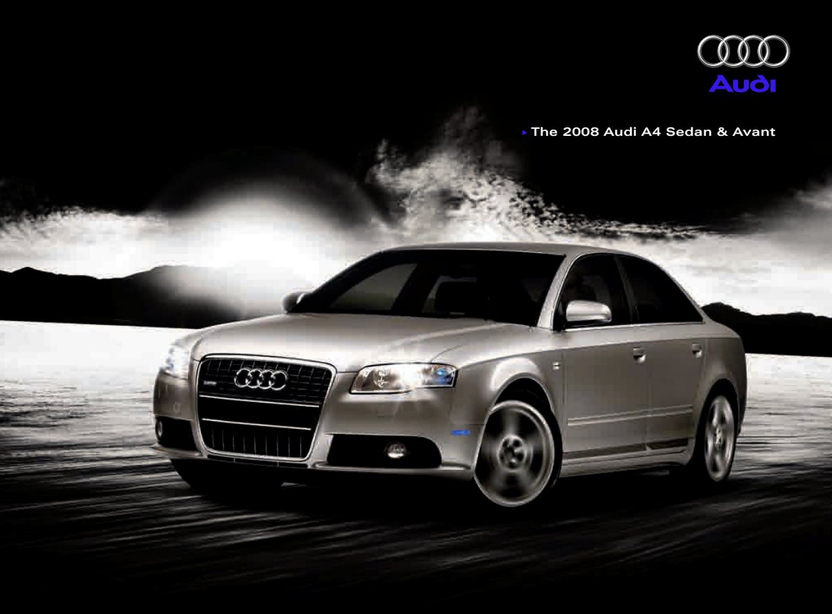 2008 – A4 Sedan & Avant (US) Preview Page 1