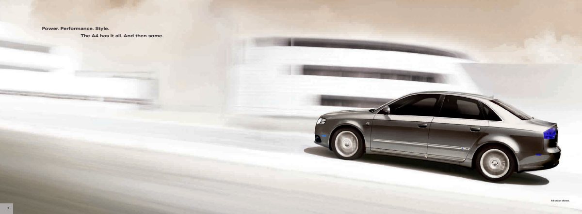 2008 – A4 Sedan & Avant (US) Preview Page 2