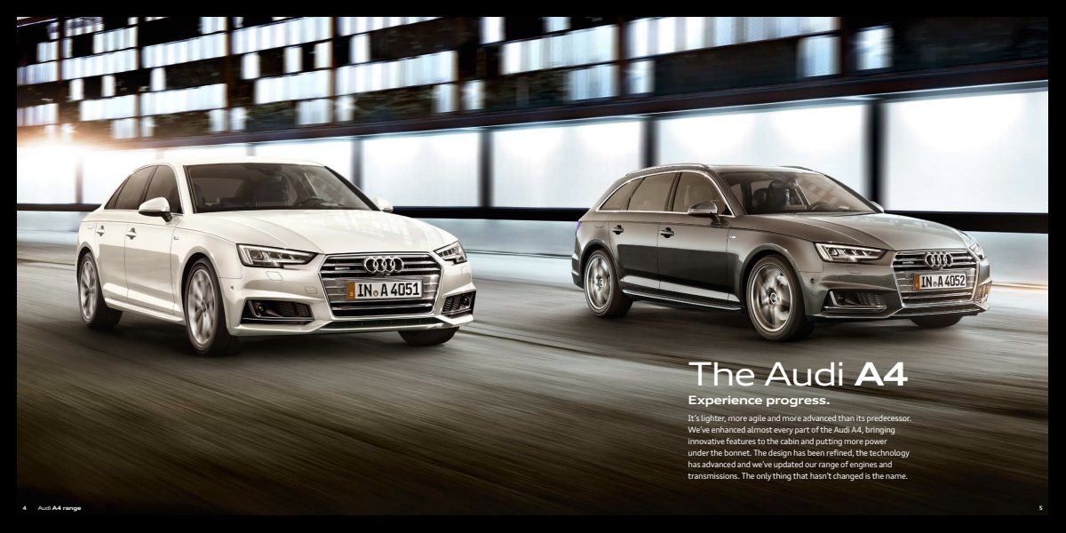 2018 – A4 Sedan & Avant (UK) Preview Page 3