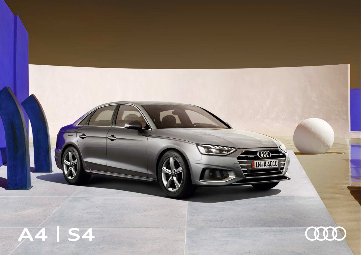 2020 – A4 Model Range (JP) Preview Page 1