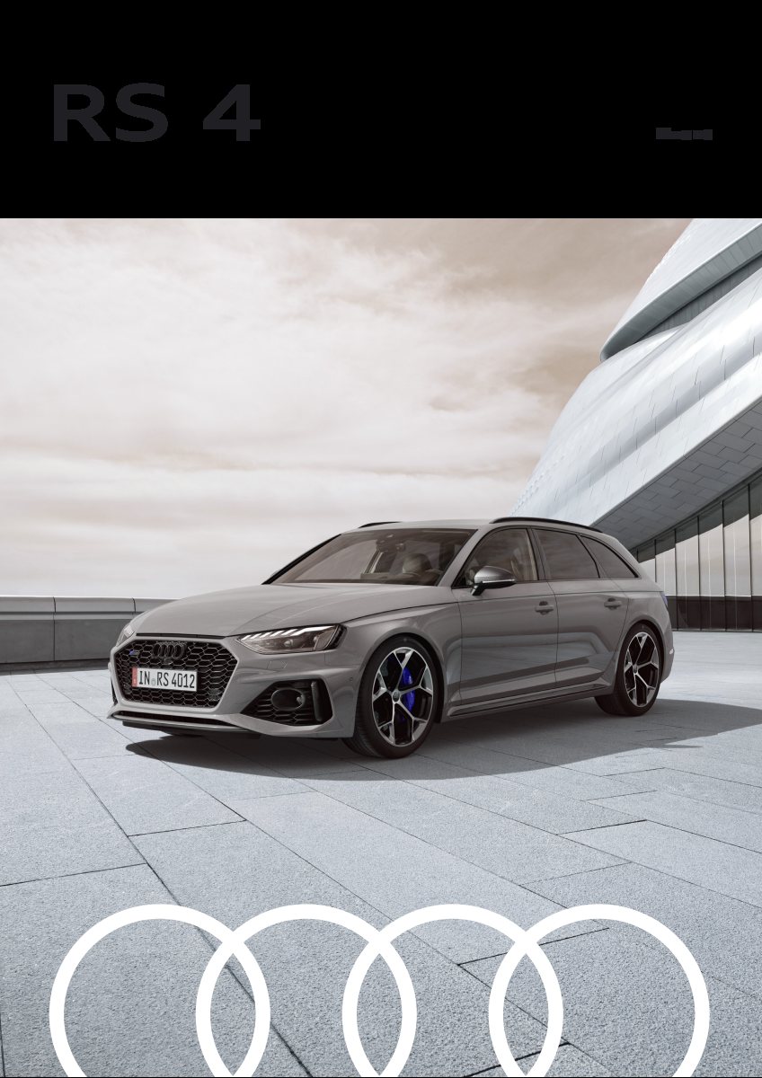 2022 – RS4 Avant (MY) Preview Page 1