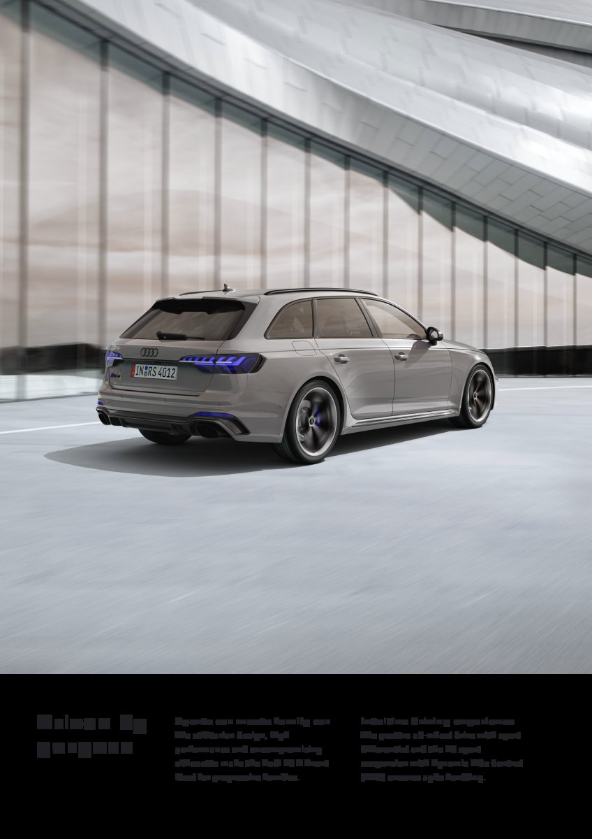2022 – RS4 Avant (MY) Preview Page 2