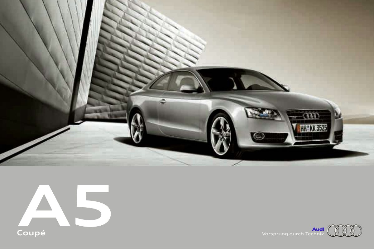 2009 – A5 Coupe (DE) Preview Page 1