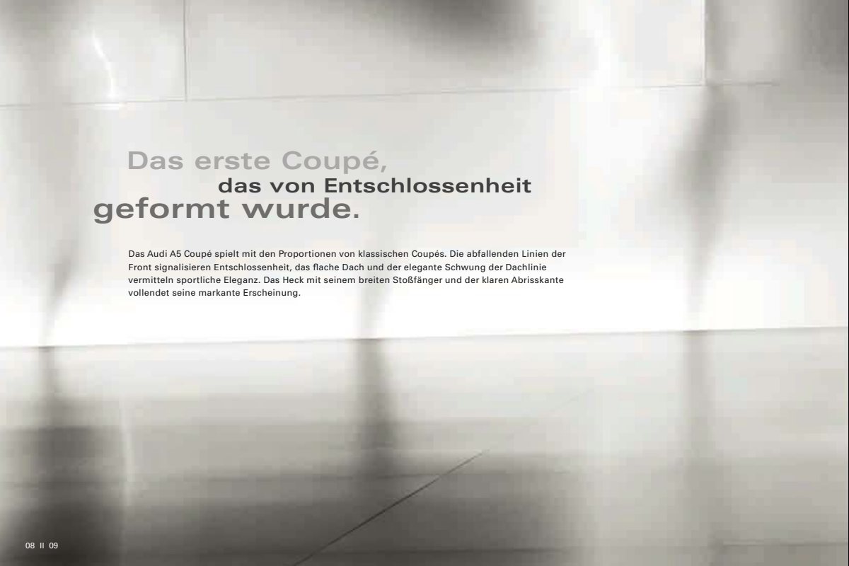 2009 – A5 Coupe (DE) Preview Page 8