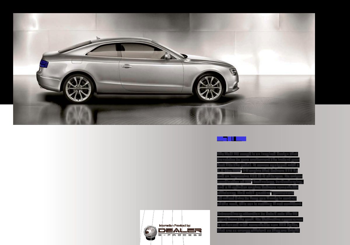 2013 – A5 Coupe (CA) Preview Page 2