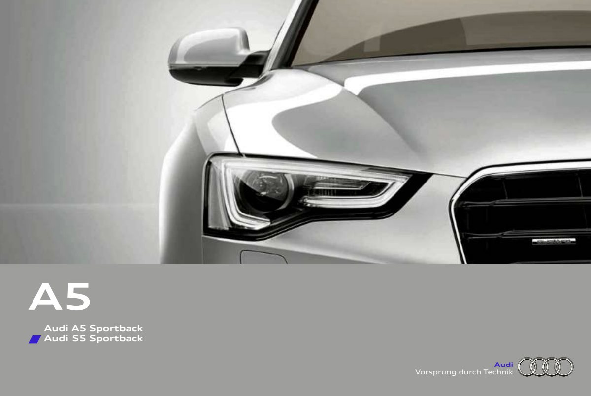 2013 – A5 Sportback (DE) Preview Page 1