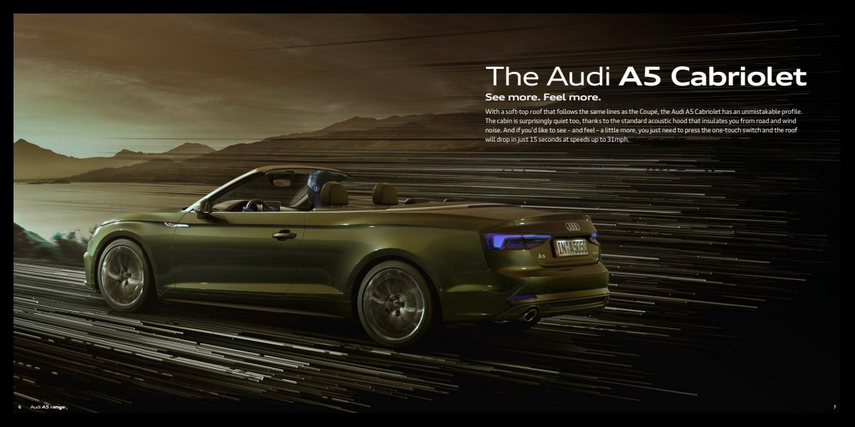2018 – A5 Model Range (UK) Preview Page 4