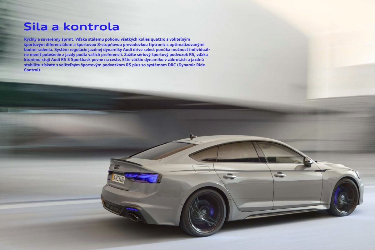 2021 – RS5 Coupe & Sportback (SK) Preview Page 2