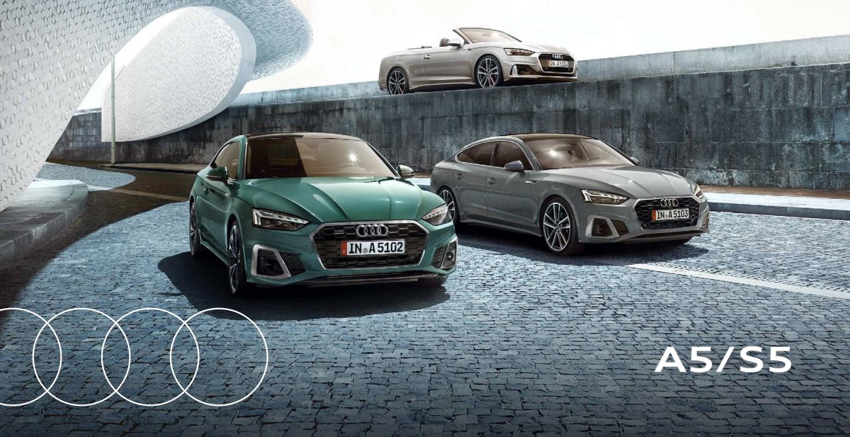 2023 – A5 Coupe, Cabrio & Sportback (KR) Preview Page 1