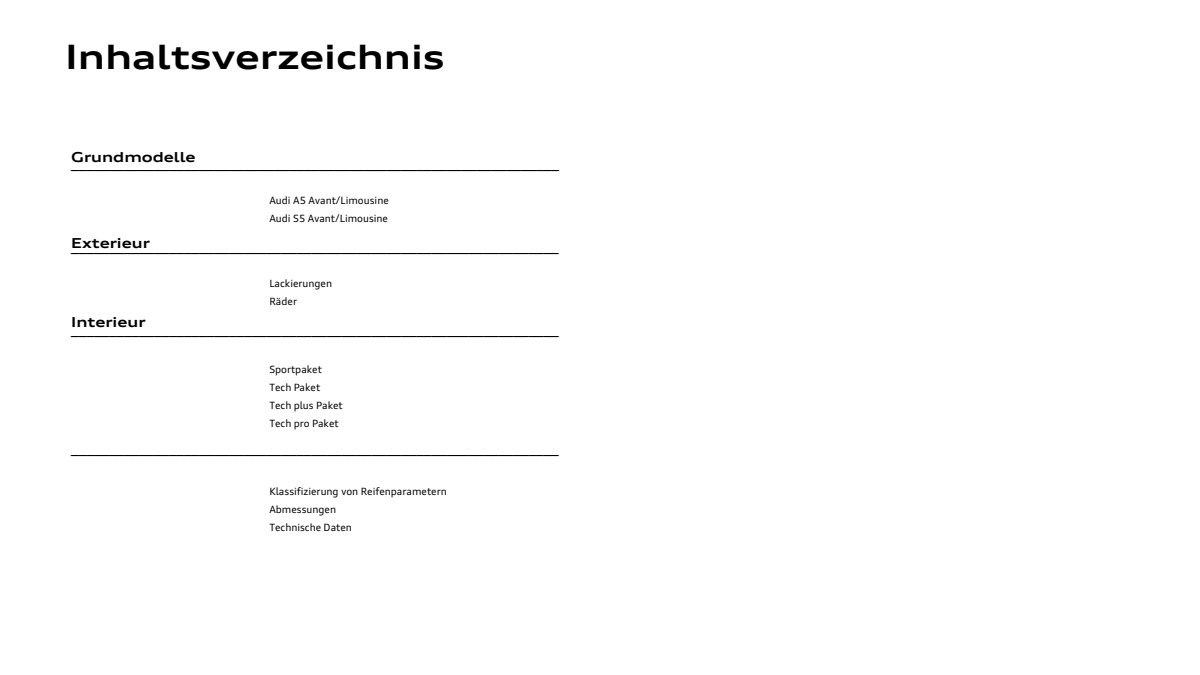 2024 – A5 Sedan & Avant (AT) Preview Page 3