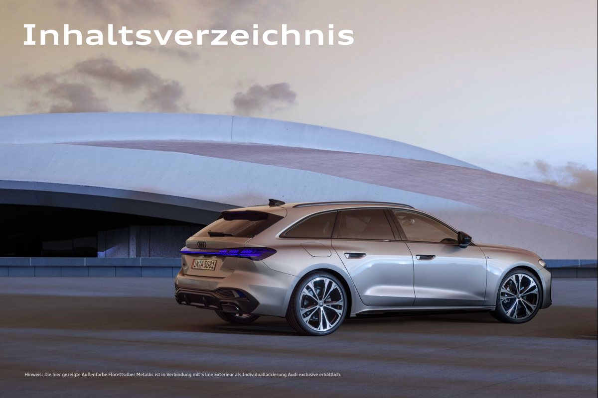 2025 – A5 Sedan & Avant (DE) Preview Page 2