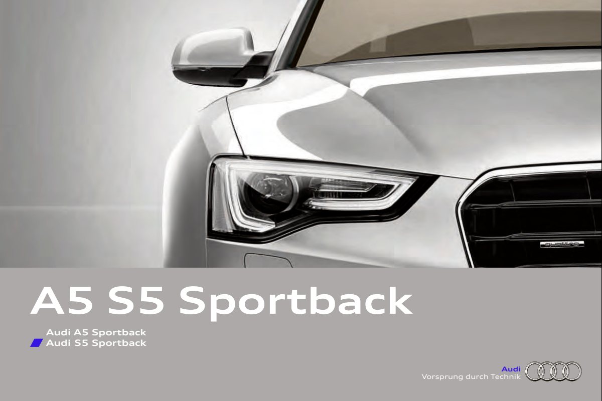 2011 – A5 Sportback (DE) Preview Page 1