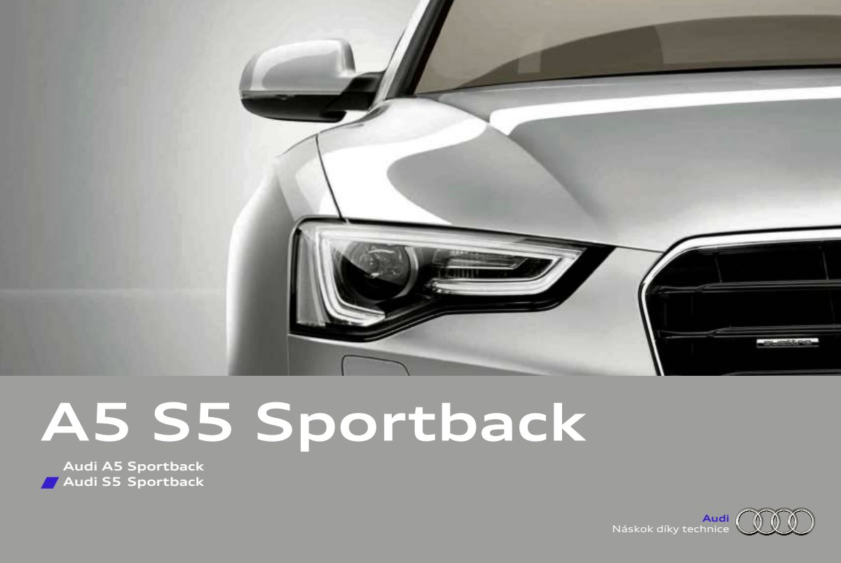 2013 – A5 Sportback (CZ) Preview Page 1