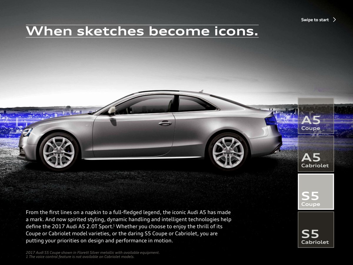 2017 – A5 Coupe & Cabrio (US) Preview Page 6