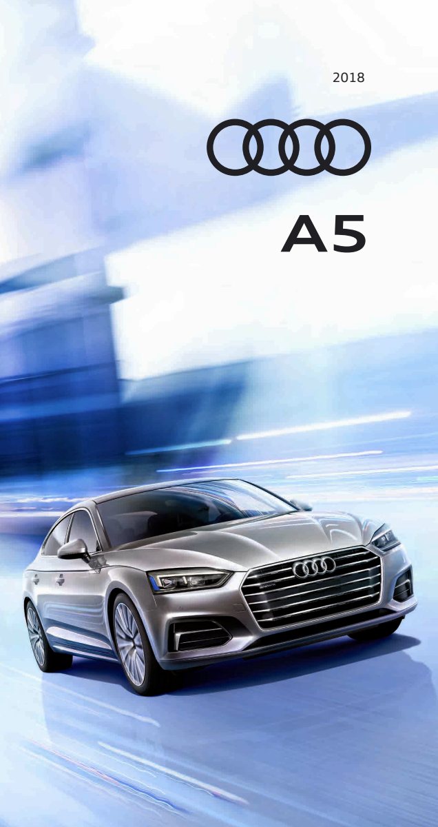 2018 – A5 Model Range (US) Preview Page 1