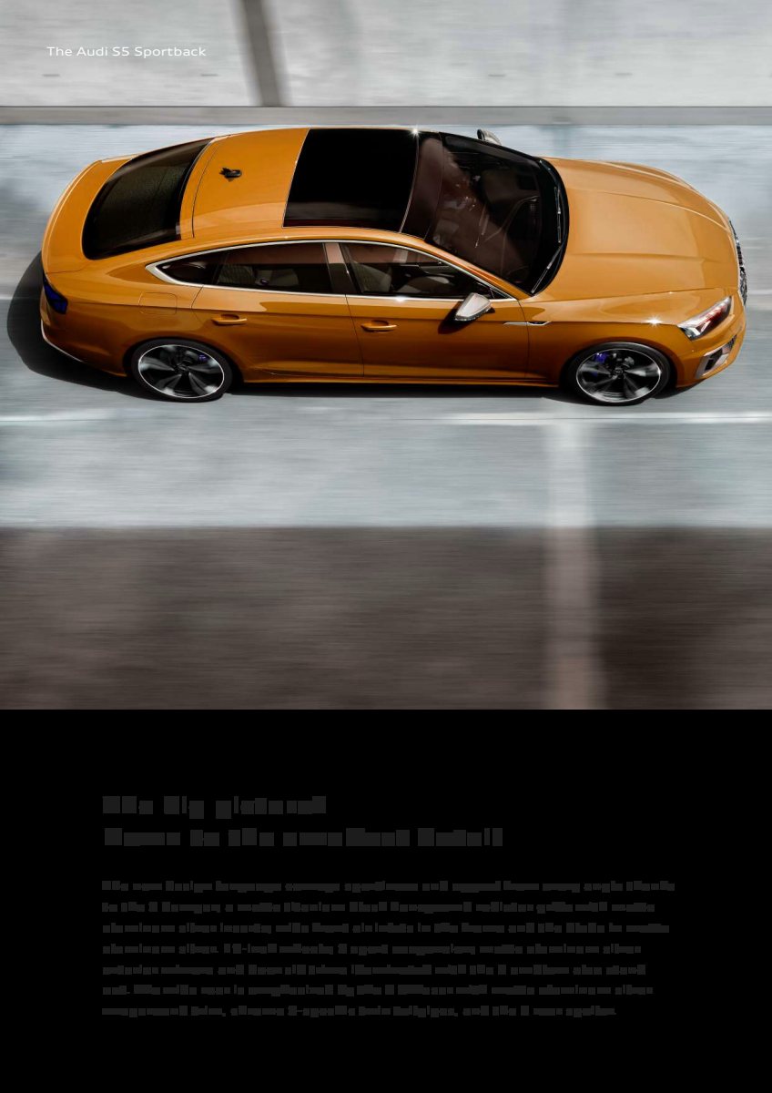 2022 – S5 Sportback (ME) Preview Page 2