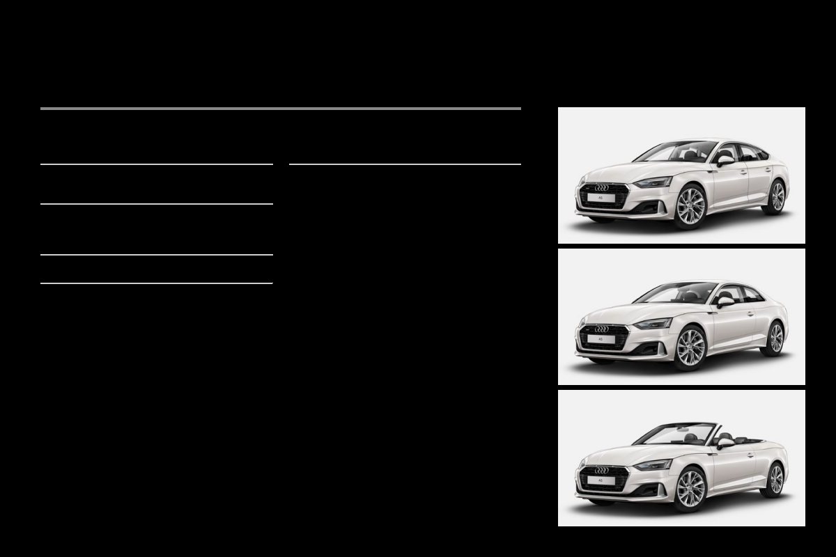 2023 – A5 Coupe, Cabrio & Sportback (DE) Preview Page 5