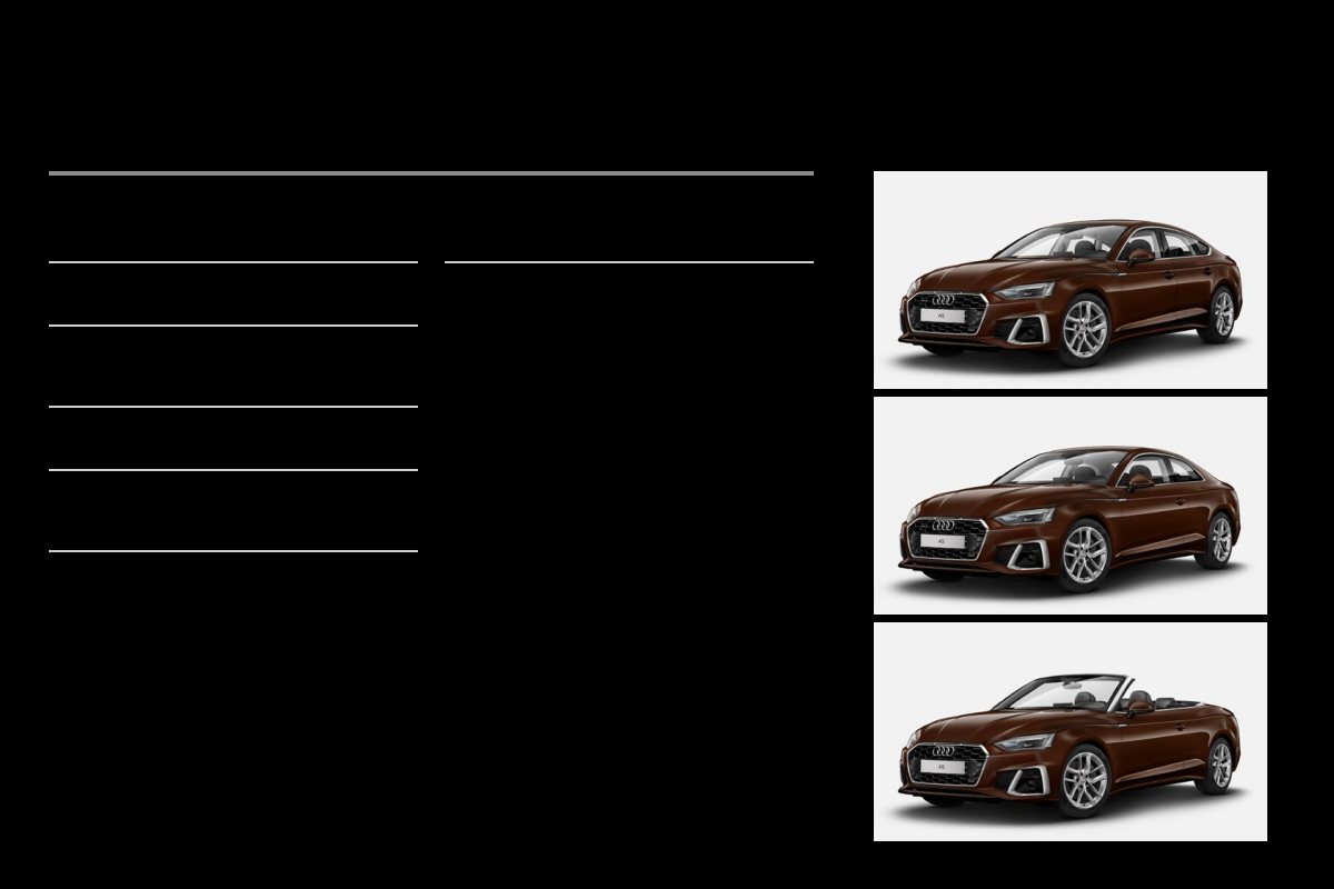 2023 – A5 Coupe, Cabrio & Sportback (DE) Preview Page 6