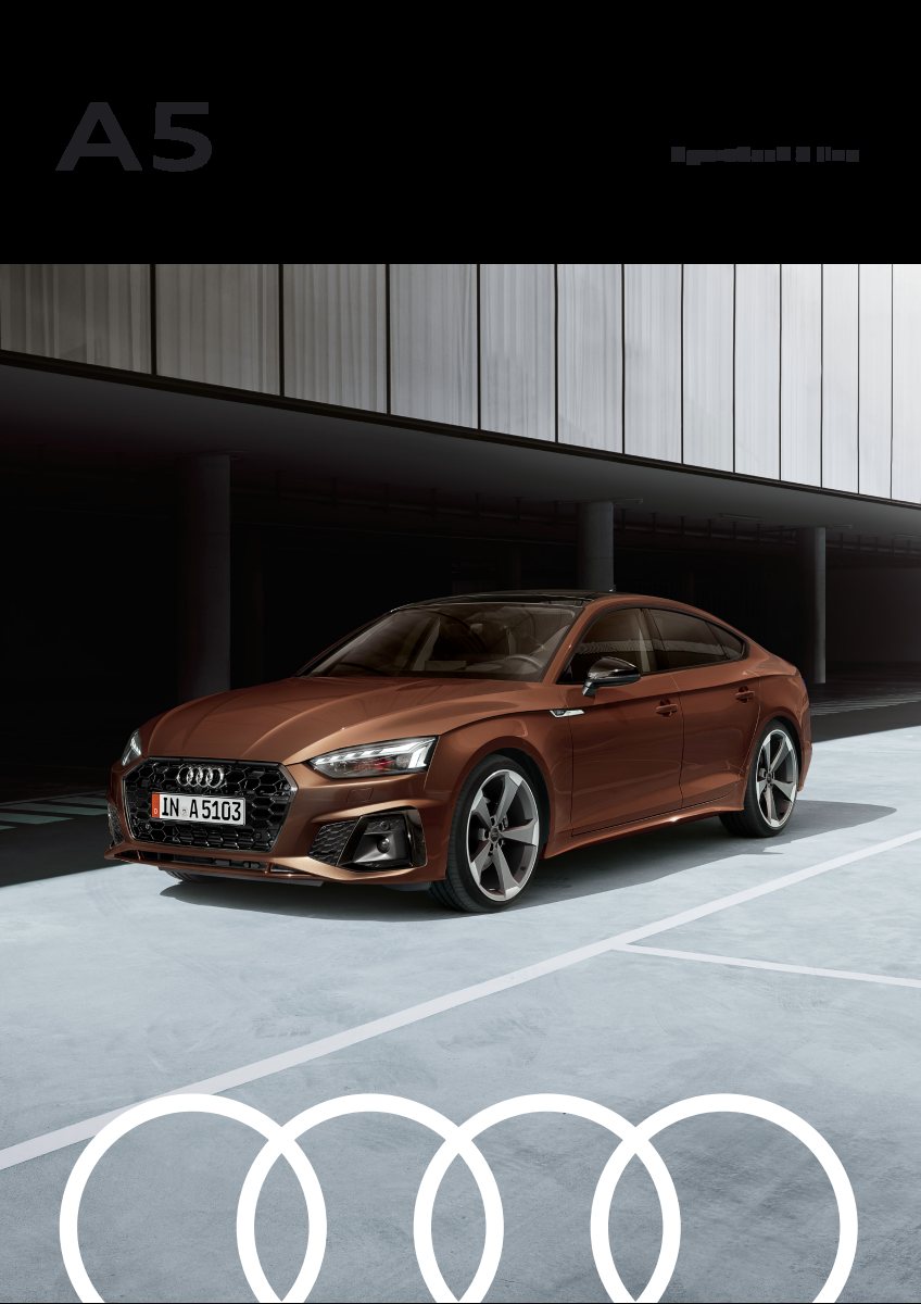 2023 – A5 Sportback S Line (MY) Preview Page 1