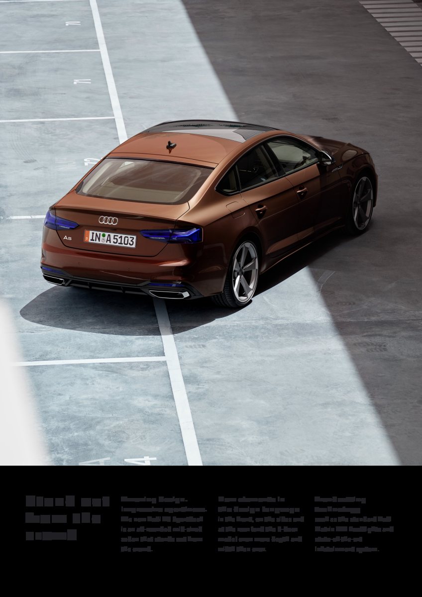 2023 – A5 Sportback S Line (MY) Preview Page 2