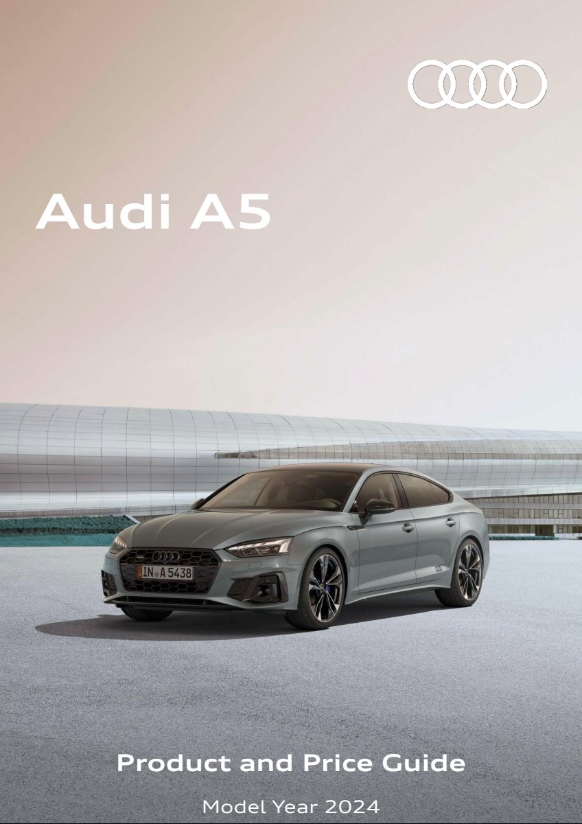 2024 – A5 & RS5 Sportback (IE) Preview Page 1