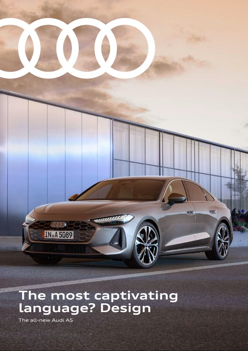 2025 – A5 Sedan (EG) Preview Page 1