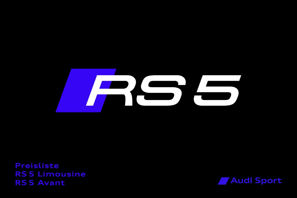 2026 – RS5 Sedan & Avant (DE) Preview Page 1