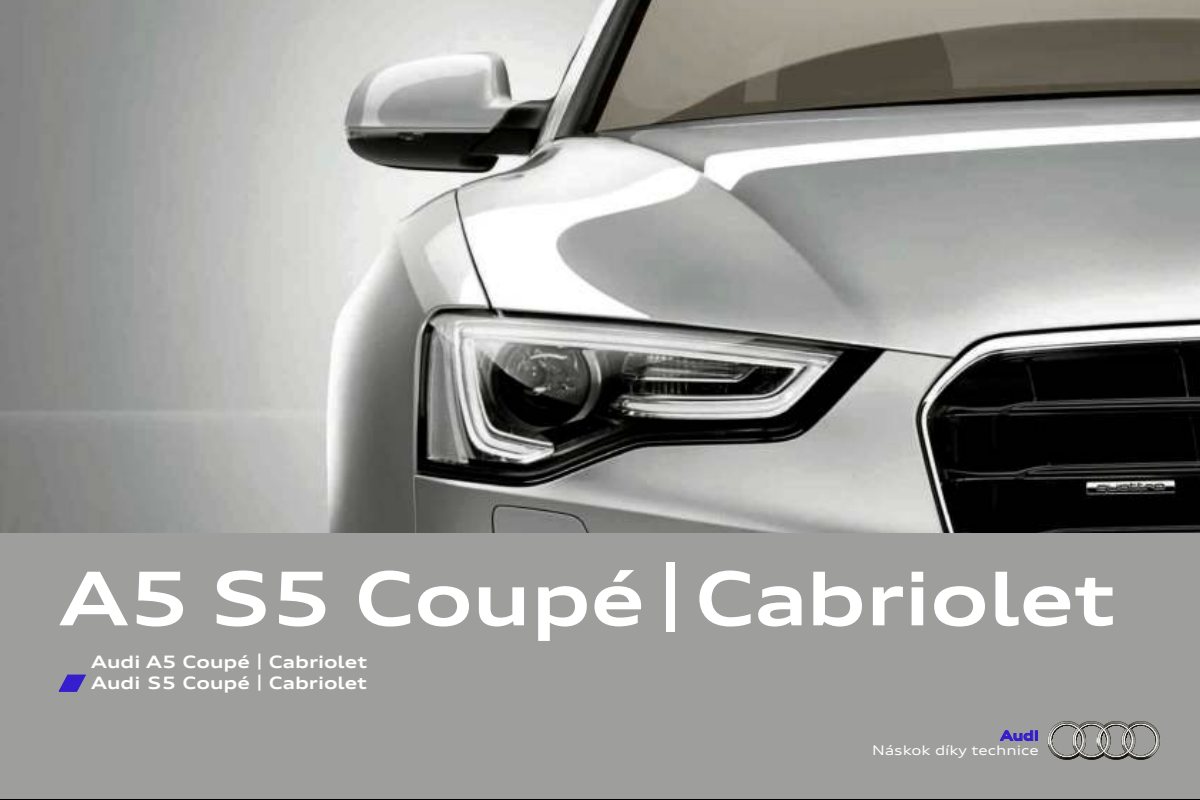 2011 – A5 Coupe & Cabrio (CZ) Preview Page 1