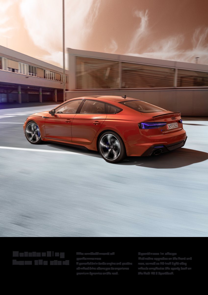 2022 – RS5 Sportback (MY) Preview Page 2