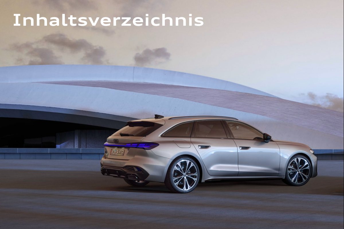 2024 – A5 Sedan & Avant (DE) Preview Page 2